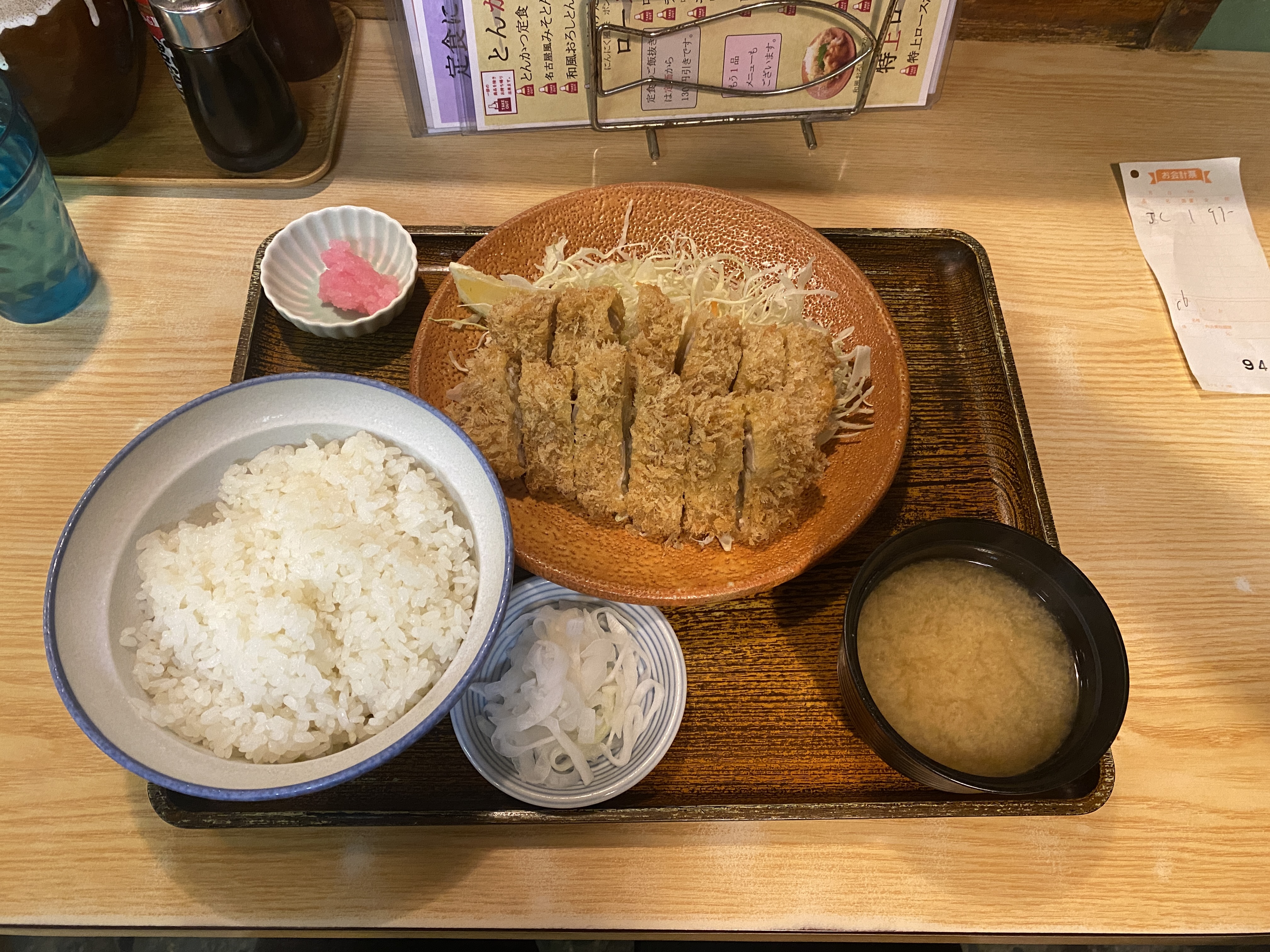 【とんかつ 味よし@武蔵関レビュー】日替わり定食は土日でも嬉しい780円